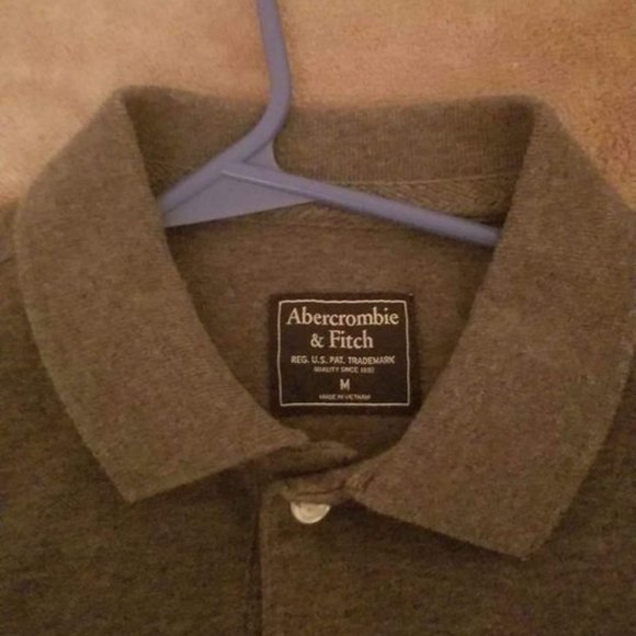 Abercrombie & Fitch Polo (M - Grey) - Picture 3 of 3